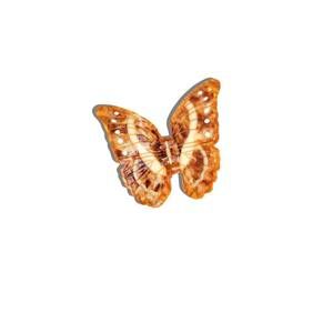 NEW SOLAR ECLIPSE women's butterfly claw clip in brown